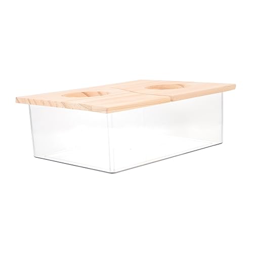Milisten Elegante Acryl Hamster Katzentoilette Sandbadewanne Mit Deckel Für Chinchilla Haustier Toilette Multifunktional Milisten Elegante Acryl Hamster Katzentoilette Sandbadewanne Mit Deckel Für Chinchilla Haustier Toilette Multifunktional von Milisten