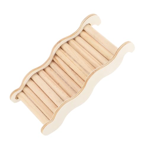 Milisten Hamster Kletterleiter Aus Holz Spielzeug Für Kleintiere Für Hamster Chinchillas Und Meerschweinchen Platzsparendes Design Leicht Zu Montieren Fördert Intelligenz Und von Milisten