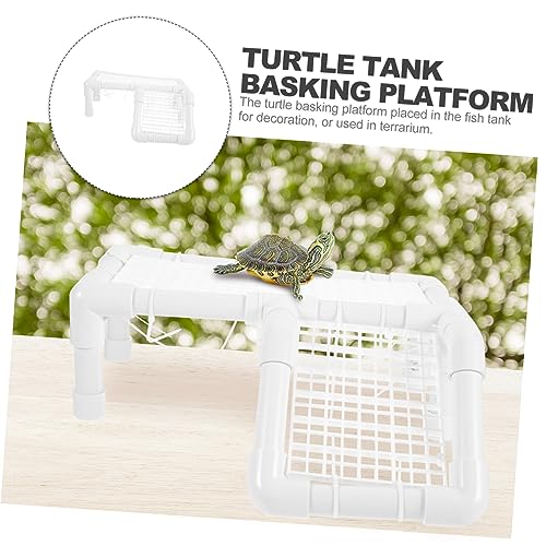 Milisten Schildkröten Sonnenbad Plattform mit Rampe Aquatische Basking Plattform für Reptilien und Wasserschildkröten Kletterhilfe und Ruheplatz für Kleine Schildkröten und Milisten Schildkröten Sonnenbad Plattform mit Rampe Aquatische Basking Plattform für Reptilien und Wasserschildkröten Kletterhilfe und Ruheplatz für Kleine Schildkröten und von Milisten
