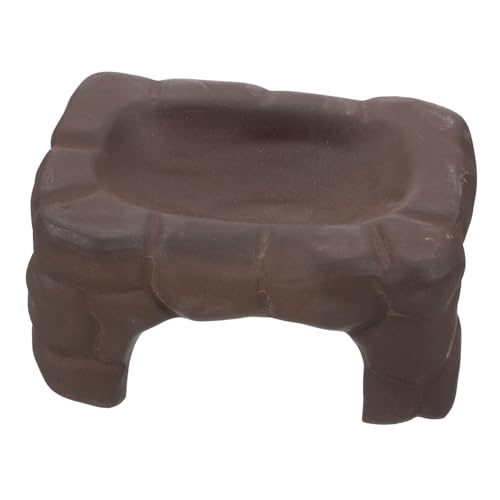 Milisten Schildkröten-sonnenplattform Aus Keramik Schildkrötenschale Wassernapf Für Reptilien Schildkrötenbecken Schildkröte Wasserschale Rampe Zum Sonnenbaden Für Schildkröten Coffee Milisten Schildkröten-sonnenplattform Aus Keramik Schildkrötenschale Wassernapf Für Reptilien Schildkrötenbecken Schildkröte Wasserschale Rampe Zum Sonnenbaden Für Schildkröten Coffee von Milisten