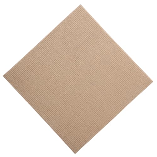 Milisten Selbstklebende Teppichunterlage klebrig drinnen Kratzmatten Sisal Form montiert Ersatzteppich für Kratzbaum Selbstklebender Teppich Katzenzubehör Heimtierbedarf Nicht gewebt Khaki von Milisten
