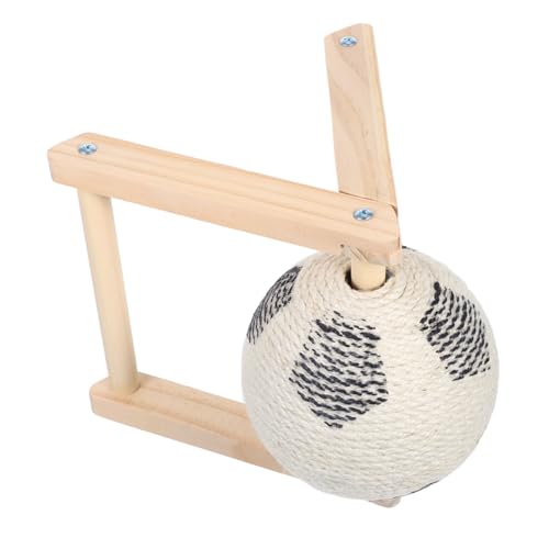 Milisten Sisal Kratzball mit Holzbasis für Katzen Kratzspielzeug zur Krallenpflege Stabiles Förmiges Design Platzsparend für Wohnung und Möbel Schutz Zuhause Milisten Sisal Kratzball mit Holzbasis für Katzen Kratzspielzeug zur Krallenpflege Stabiles Förmiges Design Platzsparend für Wohnung und Möbel Schutz Zuhause von Milisten