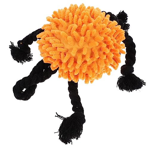 Milisten Hundeziehspielzeug Quietschendes Hundespielzeug-Set Plüsch-zerrseil für Welpen Interaktives Spielzeug Orange Milisten Hundeziehspielzeug Quietschendes Hundespielzeug-Set Plüsch-zerrseil für Welpen Interaktives Spielzeug Orange von Milisten