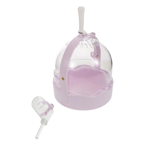 Milisten Tragbarer Hamster Transportkäfig mit Wasserflasche Leichte Transportbox für Kleintiere für Reisen Ausflüge und Outdoor Sicher und Komfortabel Geeignet Milisten Tragbarer Hamster Transportkäfig mit Wasserflasche Leichte Transportbox für Kleintiere für Reisen Ausflüge und Outdoor Sicher und Komfortabel Geeignet von Milisten