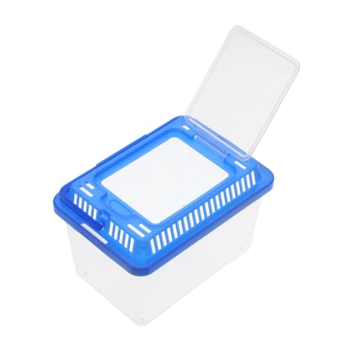 Milisten Tragbarer Aquarientank Mit Deckel Transparente Transportbox Für Reptilien Und Schildkröten Aus Robustem Kunststoff Einfache Handhabung Für Unterwegs Sicherer Transport Ihrer Milisten Tragbarer Aquarientank Mit Deckel Transparente Transportbox Für Reptilien Und Schildkröten Aus Robustem Kunststoff Einfache Handhabung Für Unterwegs Sicherer Transport Ihrer von Milisten