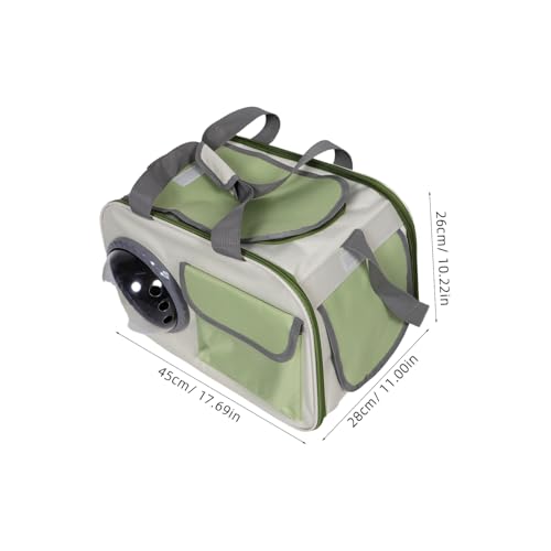 Milisten Pet Carrier Für Katzen Und Kleine Hunde Atmungsaktive Tragetasche Hand Und Schultertasche Für Wandern Und Autofahrten Großes Volumen Komfortabel Und Stylisch Grün Milisten Pet Carrier Für Katzen Und Kleine Hunde Atmungsaktive Tragetasche Hand Und Schultertasche Für Wandern Und Autofahrten Großes Volumen Komfortabel Und Stylisch Grün von Milisten