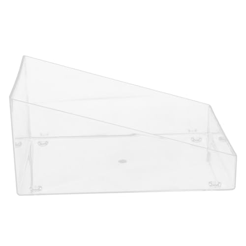 Milisten Transparente Hamster Toilette Sandbad Box Badehaus für Hamster und Chinchilla Einfache Reinigung Beobachtung Möglich Komfortabler Sandkasten für Nagetiere von Milisten