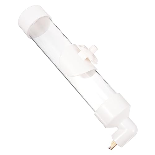 Milisten Trinkbrunnen für Papageien tränkebecken wasserbecken Wasserzufuhr Wasserspender für Sittiche für den Käfig Werkzeug Wasserspender für Vögel Futterautomat für Papageien Plastik Weiß von Milisten