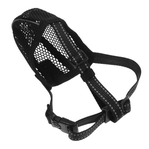 Milisten Dog Muzzle Mesh Atmungsaktiver Verstellbarer Maulkorb Für Hunde Sicherer Gegen Beißen Und Kauen Weiches Und Strapazierfähiges Material Milisten Dog Muzzle Mesh Atmungsaktiver Verstellbarer Maulkorb Für Hunde Sicherer Gegen Beißen Und Kauen Weiches Und Strapazierfähiges Material von Milisten