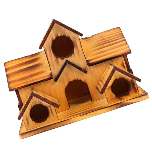 Milisten Elegantes Vogelhaus Aus Holz Vogelnest Dekoratives Vogelhäuschen Für Den Garten Und Das Milisten Elegantes Vogelhaus Aus Holz Vogelnest Dekoratives Vogelhäuschen Für Den Garten Und Das von Milisten