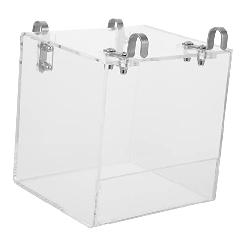 Milisten Vogelbadewanne Für Papageien Transparente Duschbox Aus Hochwertigem Mit Abdeckung Multifunktionales Vogelbad Für Käfige Für Sittiche Und Kanarienvögel Pflege Milisten Vogelbadewanne Für Papageien Transparente Duschbox Aus Hochwertigem Mit Abdeckung Multifunktionales Vogelbad Für Käfige Für Sittiche Und Kanarienvögel Pflege von Milisten