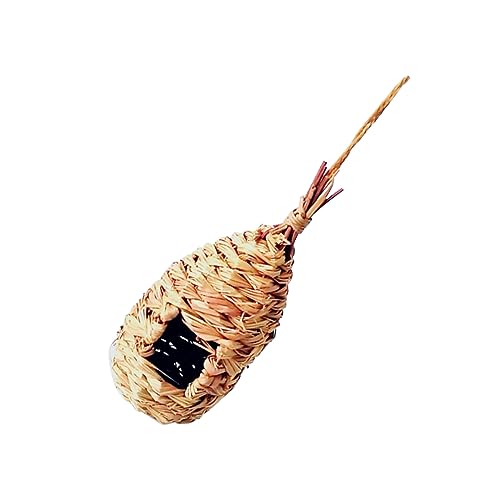 Milisten Hängendes Vogelnest Aus Gras Vogelbett Zum Spielen Und Schlafen Für Kleine Vögel Geeignet Für Kanarienvögel Papageien Und Gelbvögel Milisten Hängendes Vogelnest Aus Gras Vogelbett Zum Spielen Und Schlafen Für Kleine Vögel Geeignet Für Kanarienvögel Papageien Und Gelbvögel von Milisten