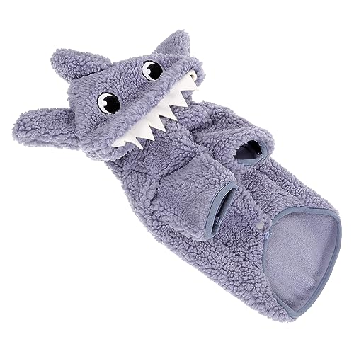 Milisten Hunde Winter Hoodie Für Kleine Hunde Warmes Fleece Kostüm Im Haifischdesign Atmungsaktiv Und Bequem Für Und Outdoor-aktivitäten Im Winter Milisten Hunde Winter Hoodie Für Kleine Hunde Warmes Fleece Kostüm Im Haifischdesign Atmungsaktiv Und Bequem Für Und Outdoor-aktivitäten Im Winter von Milisten