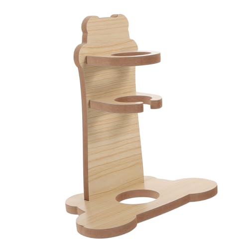 Milisten Wasserflasche Halter für Hamster Einstellbarer Ständer für Trinkflasche aus Holz mit Dekorativem Kaktusdesign für Kleine Tiere Wie Meerschweinchen und Chinchillas Leicht zu Milisten Wasserflasche Halter für Hamster Einstellbarer Ständer für Trinkflasche aus Holz mit Dekorativem Kaktusdesign für Kleine Tiere Wie Meerschweinchen und Chinchillas Leicht zu von Milisten