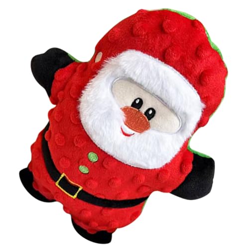 Milisten Weihnachtsmann Kauspielzeug Für Hunde Unzerstörbares Quietschspielzeug Für Kleine Und Mittelgroße Hunde Interaktives Spielen Und Kauen Milisten Weihnachtsmann Kauspielzeug Für Hunde Unzerstörbares Quietschspielzeug Für Kleine Und Mittelgroße Hunde Interaktives Spielen Und Kauen von Milisten