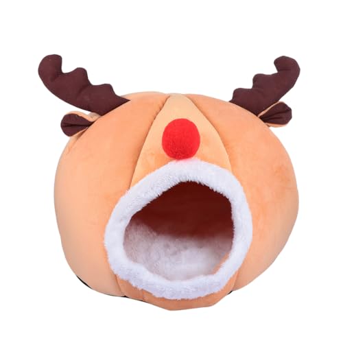 Milisten Reindeer Design Katzenbett Halbgeschlossenes Haustierhaus Für Kleine Katzen Und Hunde Warmes Und Waschbares Nest Für Winter Gemütlicher Rückzugsort Für Drinnen Milisten Reindeer Design Katzenbett Halbgeschlossenes Haustierhaus Für Kleine Katzen Und Hunde Warmes Und Waschbares Nest Für Winter Gemütlicher Rückzugsort Für Drinnen von Milisten