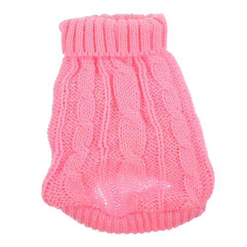 Milisten Welpenpullover Thermischer Welpenmantel Pullover Für Den Haushund Welpen Weste Winter Atmungsaktiver Haustierpullover Bequeme Hundekleidung Warmes Welpenkostüm Rosa Garn Milisten Welpenpullover Thermischer Welpenmantel Pullover Für Den Haushund Welpen Weste Winter Atmungsaktiver Haustierpullover Bequeme Hundekleidung Warmes Welpenkostüm Rosa Garn von Milisten
