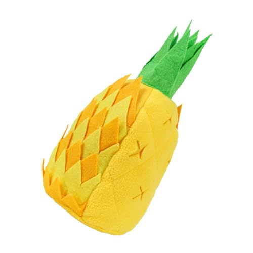 Milisten Welpenspielling Interactive Dog Toys Dog chew Toy Welpenspielzeug Haustier Hund schnüffeln Ananas-Hundespielzeug zur Abgabe von Hundefutter Polarfleece Milisten Welpenspielling Interactive Dog Toys Dog chew Toy Welpenspielzeug Haustier Hund schnüffeln Ananas-Hundespielzeug zur Abgabe von Hundefutter Polarfleece von Milisten
