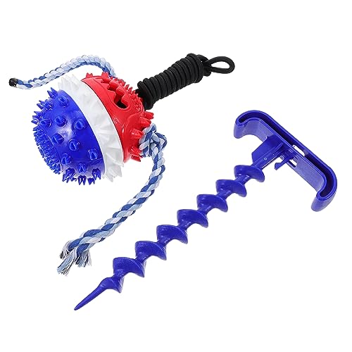 Milisten Zähne ziehen Ball Welpenzahnen zahnspielzeug für welpen quietschend Interactive Dog Toys knete praktisches Kauspielzeug Backenzahnspielzeug für Hunde Plastik Blue Milisten Zähne ziehen Ball Welpenzahnen zahnspielzeug für welpen quietschend Interactive Dog Toys knete praktisches Kauspielzeug Backenzahnspielzeug für Hunde Plastik Blue von Milisten