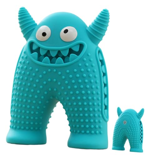 Milisten Zahnreinigungsspielzeug Quietschen kleines hundespielzeug Bereicherung für Hunde Haustier lustig Zähne Hund quietscht Hundespielzeug kleine Hunde Kieselgel Sky-Blue Milisten Zahnreinigungsspielzeug Quietschen kleines hundespielzeug Bereicherung für Hunde Haustier lustig Zähne Hund quietscht Hundespielzeug kleine Hunde Kieselgel Sky-Blue von Milisten