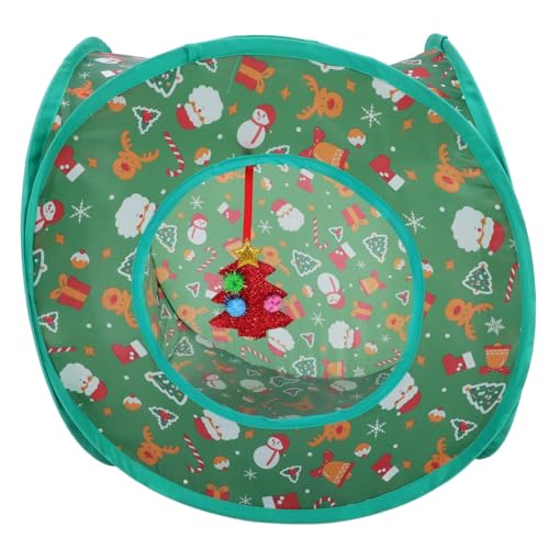 Milisten Zusammenklappbarer Katzentunnel Katzenspielzeug Kätzchentunnel Für Wohnungskatzen Hasentunnel Für Kaninchen Katzenversteck Cat-röhren Und Tunnel Katzenschläuche Polyester Green Milisten Zusammenklappbarer Katzentunnel Katzenspielzeug Kätzchentunnel Für Wohnungskatzen Hasentunnel Für Kaninchen Katzenversteck Cat-röhren Und Tunnel Katzenschläuche Polyester Green von Milisten