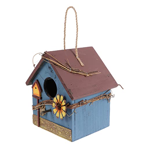 Milisten Vogelhaus Für Papageien Hängendes Futterhaus Im Garten Dekoratives Ornament Für Balkon Und Terrasse Vogelfütterung Und von Milisten