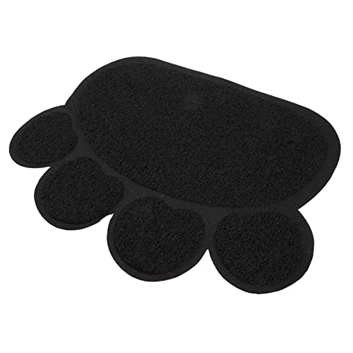 Milisten rutschfeste Katzenstreu Matte wasserdichte Verschleißfeste Haustier Unterlage für Katzenklo und Futterbereich Hitze und Kältebeständig Leicht zu Reinigen Schwarzes Design Milisten rutschfeste Katzenstreu Matte wasserdichte Verschleißfeste Haustier Unterlage für Katzenklo und Futterbereich Hitze und Kältebeständig Leicht zu Reinigen Schwarzes Design von Milisten