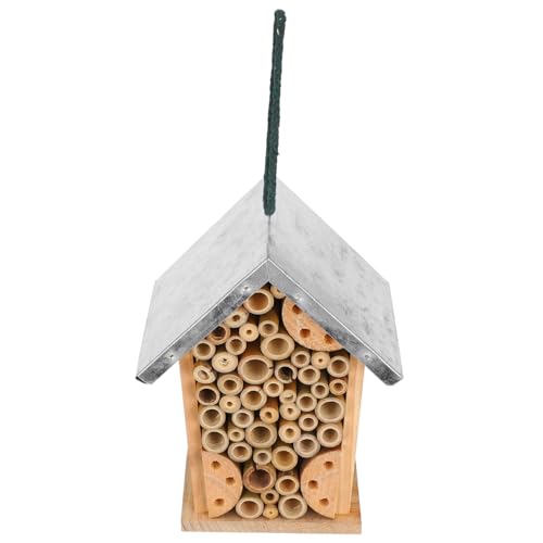 MILISTEN Insektenhaus Bienenstock Schmetterlingshotel Aus Holz Für Den Außenbereich Stabile Konstruktion Attraktive Gartenergänzung Bienenschutz MILISTEN Insektenhaus Bienenstock Schmetterlingshotel Aus Holz Für Den Außenbereich Stabile Konstruktion Attraktive Gartenergänzung Bienenschutz von Milisten