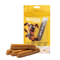 PLUTOS® Hundesnack Käse-Kausticks [Käse & Hühnchen - 1 Stück] von Milkdynamics
