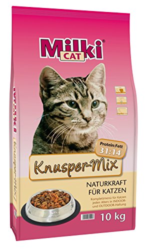 Milki Cat® Knusper Mix, Katzentrockenfutter, 10 kg von Milkivit