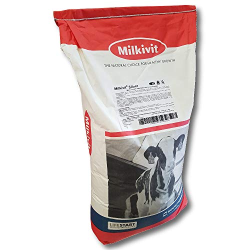 Milkivit® Silber 25 kg Premium Milchaustauscher Mager Milchpulver Kälberaufzucht von Milkivit
