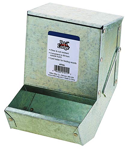 Miller Manufacturing AF5ML Futterspender für Kaninchen, Metall, 12,7 cm Miller Manufacturing AF5ML Futterspender für Kaninchen, Metall, 12,7 cm von Pet Lodge