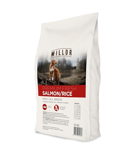 Millor Premium extrudiertes frischfutter für Erwachsene lachs/Reis hundefutter von Millor