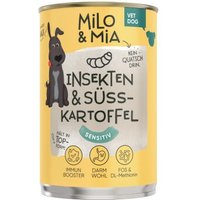 Milo & Mia Insekten & Süßkartoffel 24x400 g von Milo & Mia