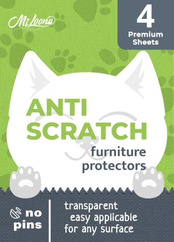 Miloona Anti-Kratz-Möbelschutz, 4 Bögen, Couchbezüge für Katzen, Katzenkratzabschreckung für Möbel, Couch-Kratzschutz vor Katzen, Anti-Kratz-Möbelschutz Miloona Anti-Kratz-Möbelschutz, 4 Bögen, Couchbezüge für Katzen, Katzenkratzabschreckung für Möbel, Couch-Kratzschutz vor Katzen, Anti-Kratz-Möbelschutz von Miloona