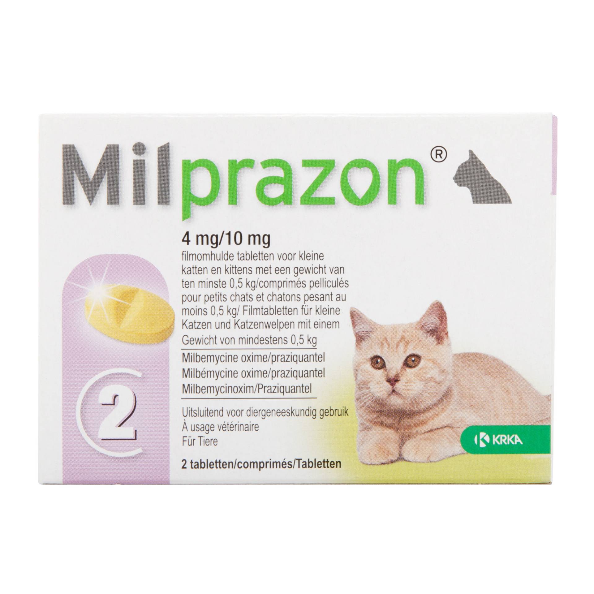 Milprazon - große Katze (16 mg) - 2 Tabletten von Milprazon
