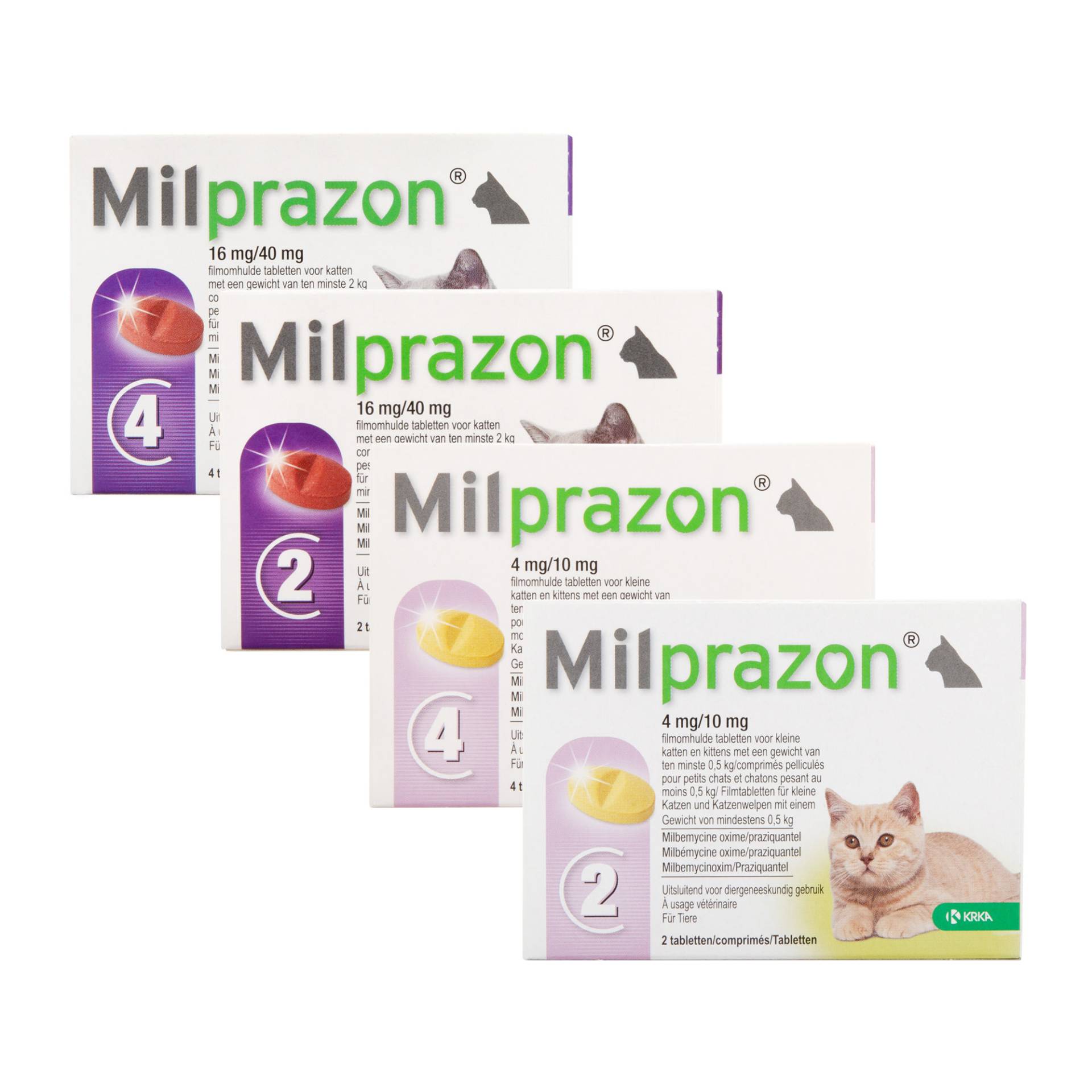 Milprazon - große Katze (16 mg) - 2 Tabletten von Milprazon