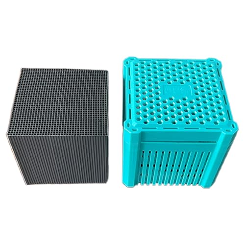 Aquarium Filter Cube, Activated Carbon Block, Odor Absorption Booster, Odor Neutralizer, Charcoal Cleaning Aid for Freshwater, Saltwater, Tank Maintenance Use, 4.41x4.41 inches Aquarium Filter Cube, Activated Carbon Block, Odor Absorption Booster, Odor Neutralizer, Charcoal Cleaning Aid for Freshwater, Saltwater, Tank Maintenance Use, 4.41x4.41 inches von Mimoqk
