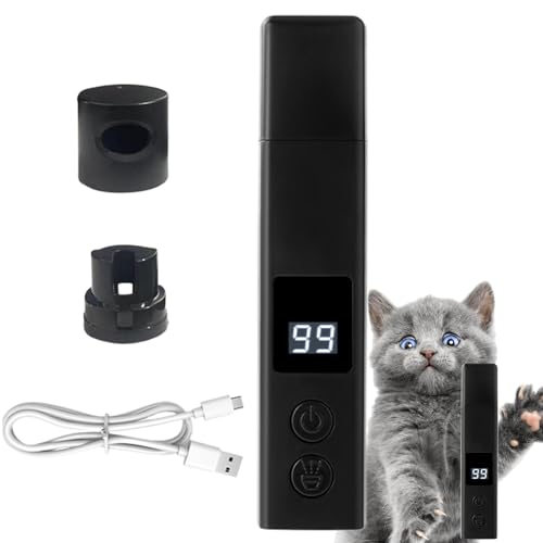 Dog Paw Trimmer - Rechargeable Cat Nail Trimmer | Electric Nail Grinder For Quiet Grooming, Includes Dust Cover For Puppy And Pet Nail Care For Quick Nail Maintenance Rechargeable Battery For Convenie Dog Paw Trimmer - Rechargeable Cat Nail Trimmer | Electric Nail Grinder For Quiet Grooming, Includes Dust Cover For Puppy And Pet Nail Care For Quick Nail Maintenance Rechargeable Battery For Convenie von Mimoqk