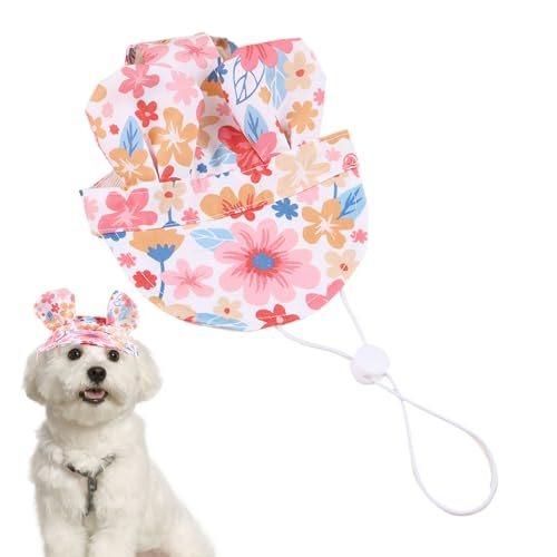 Dog Sun Hat, Colorful Kitten Cap with Ear Holes, Breathable Cooling Bucket Headwear, Lightweight Pet Accessory, Ideal for Outdoor Walks, Travel, Summer Outings, UV Protection Dog Sun Hat, Colorful Kitten Cap with Ear Holes, Breathable Cooling Bucket Headwear, Lightweight Pet Accessory, Ideal for Outdoor Walks, Travel, Summer Outings, UV Protection von Mimoqk