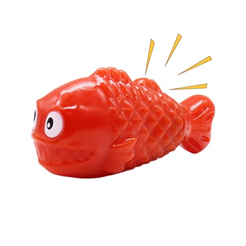 Dog Toys für Aggressive Chewers, Fisch-Shaped Treat Dispensing Toy, Puppy Teething Bone, 15,9 x 6,3 x 2,24 x 2,87 cm, Interaktives Chew Game für Large, Medium Small Breeds Dog Toys für Aggressive Chewers, Fisch-Shaped Treat Dispensing Toy, Puppy Teething Bone, 15,9 x 6,3 x 2,24 x 2,87 cm, Interaktives Chew Game für Large, Medium Small Breeds von Mimoqk