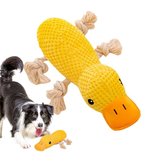 Dog Toys with Sound, Interactive Cartoon Teething Toys for Pets, Soft Stuffed Chewing Toy for Dogs, Squeaky Toys for Cleaning Teeth, Relaxing, and Playing, Perfect for Small and Medium Dogs Dog Toys with Sound, Interactive Cartoon Teething Toys for Pets, Soft Stuffed Chewing Toy for Dogs, Squeaky Toys for Cleaning Teeth, Relaxing, and Playing, Perfect for Small and Medium Dogs von Mimoqk