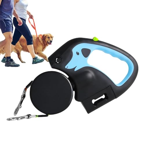 Einziehbare Hundeleine, TangleFree-Verlängerungsleine, Mehrzweck-Haustierleine, 3 Meter verschleißfeste Hundeleine mit Licht zum Wandern und Joggen, 16,5 x 3,8 x 12,2 cm/6,5 x 1,5 x 4,8 Einziehbare Hundeleine, TangleFree-Verlängerungsleine, Mehrzweck-Haustierleine, 3 Meter verschleißfeste Hundeleine mit Licht zum Wandern und Joggen, 16,5 x 3,8 x 12,2 cm/6,5 x 1,5 x 4,8 von Mimoqk