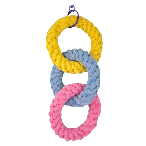 Gree Glider Toys – 100 g Kletterseil für Käfigspaß, Anreicherungsspiel mit hängendem Design, Tierzubehör für Hamsterfrettchen, Baumwolle, 1 Stück, 3,1 Stück Gree Glider Toys – 100 g Kletterseil für Käfigspaß, Anreicherungsspiel mit hängendem Design, Tierzubehör für Hamsterfrettchen, Baumwolle, 1 Stück, 3,1 Stück von Mimoqk