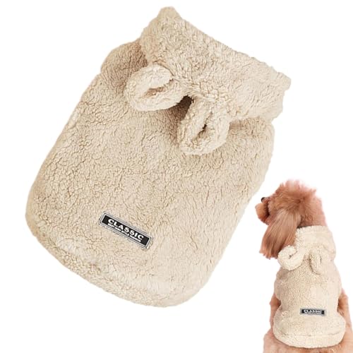 Katzen-Sweatshirt, Fleece, Bärenohren-Hoodie, Puppy Winter, warm, Puppy Sweatshirt, süßes Katzen-Sweatshirt, Hunde-Sweatshirt mit weichem Kostüm-Design für und Winter Katzen-Sweatshirt, Fleece, Bärenohren-Hoodie, Puppy Winter, warm, Puppy Sweatshirt, süßes Katzen-Sweatshirt, Hunde-Sweatshirt mit weichem Kostüm-Design für und Winter von Mimoqk