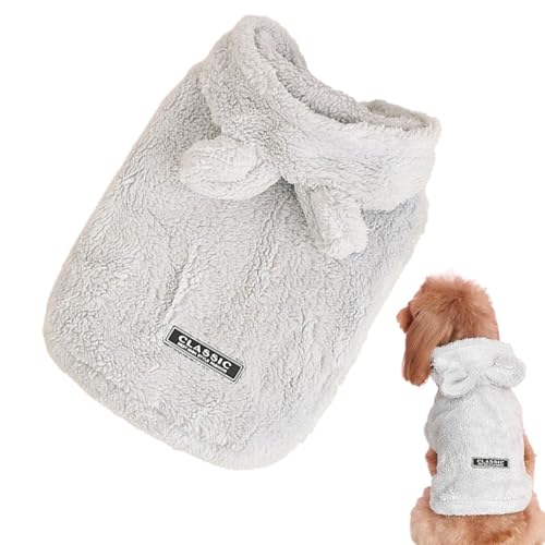 Katzen-Sweatshirt, Fleece, Bärenohren-Hoodie, Puppy Winter, warm, Puppy Sweatshirt, süßes Katzen-Sweatshirt, Hunde-Sweatshirt mit weichem Kostüm-Design für und Winter Katzen-Sweatshirt, Fleece, Bärenohren-Hoodie, Puppy Winter, warm, Puppy Sweatshirt, süßes Katzen-Sweatshirt, Hunde-Sweatshirt mit weichem Kostüm-Design für und Winter von Mimoqk