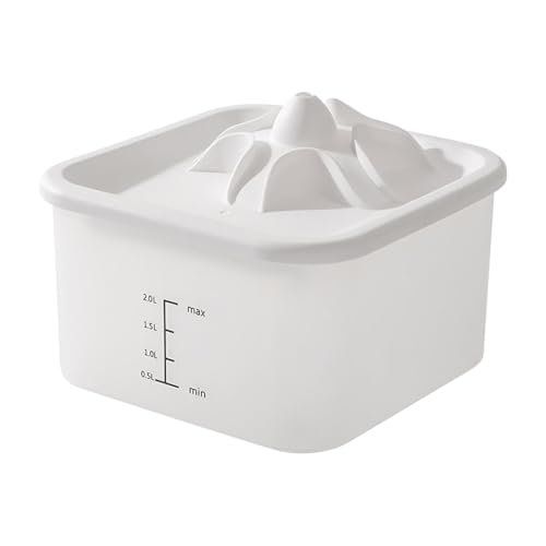 Katzenwasserspender | Wasserspender für Haustiere | Hundewasserspender | Elektrischer 2-l-Vulkan-Spender mit USB-Aufladung | Automatischer Wasserspender für Haustiere, perfekt für Katzen, Hunde und We Katzenwasserspender | Wasserspender für Haustiere | Hundewasserspender | Elektrischer 2-l-Vulkan-Spender mit USB-Aufladung | Automatischer Wasserspender für Haustiere, perfekt für Katzen, Hunde und We von Mimoqk