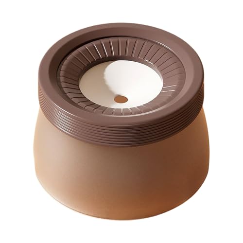 Langsame Wasserschale-1200 ml spritzdichte Schüssel für Hunde schwimmende Scheiben-Spill-Feeder, langsames Trinkdesign zuverlässiges Material leicht zu reinigen, Welpenwasserer für Innenräume, Garten, von Mimoqk