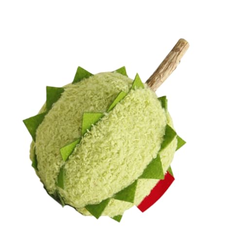 Mimoqk Interactive Catnip Toys for Cats - Catnip Toys for Indoor Cats - Fruit Stuffed Simulation for Kitten Teeth Cleaning Interactive Play Reduce Boredom von Mimoqk