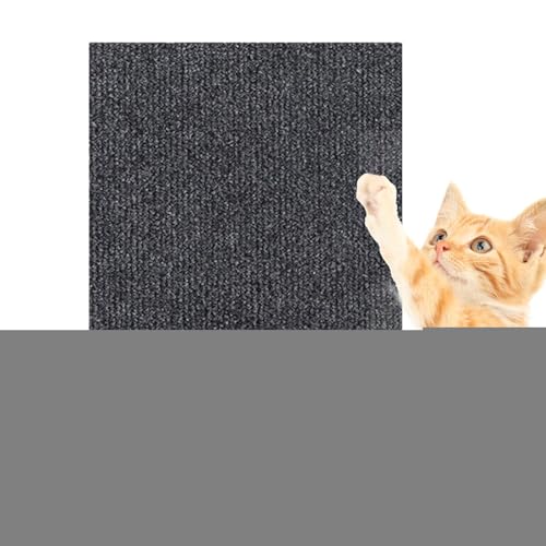 Mimoqk Kratzmatte für Katzen, Kratzmatten für Katzen, Selbstklebende zuschneidbare Katzenmatte, Katzenkratzer-Pad-Ersatz, Flacher Kratzteppich für Pfosten, Möbel, Kratzbaumregale von Mimoqk